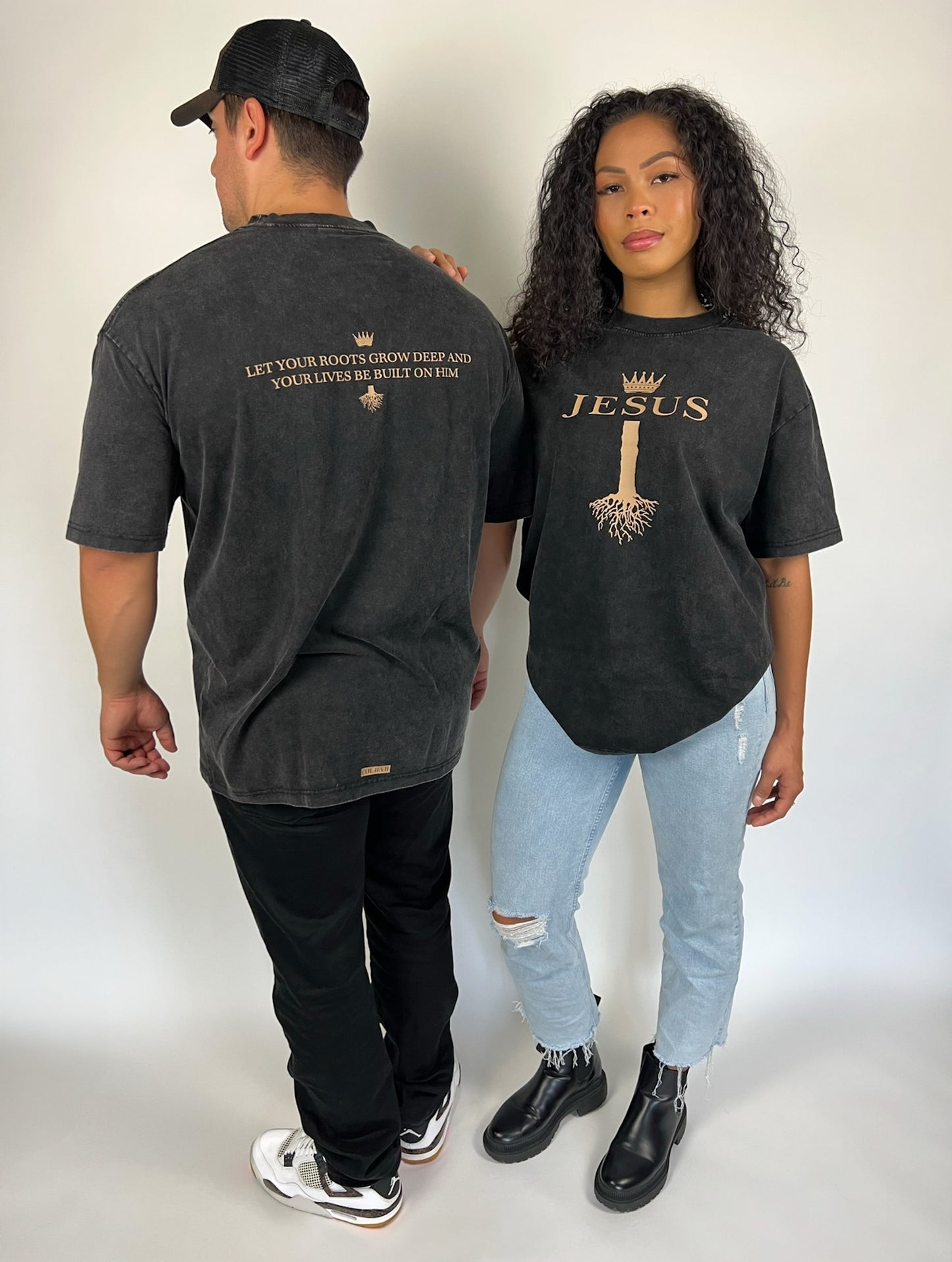JESUS ROOTS Vintage Oversized Tee