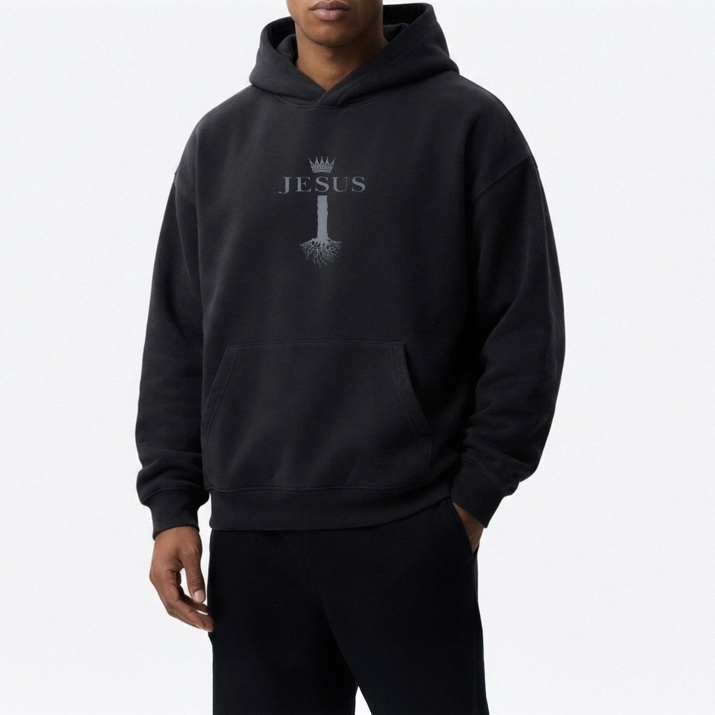 Jesus Hoodie - Heavyweight Faith Essential