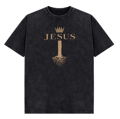 Jesus Roots - Vintage Oversized Tee